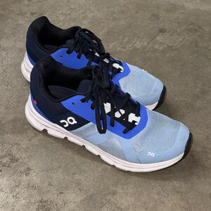 On Running Women’s Navy and Light Blue Athletic Shoes